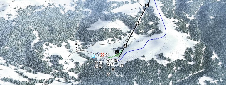 Trail Map Goderdzi Ski Resort