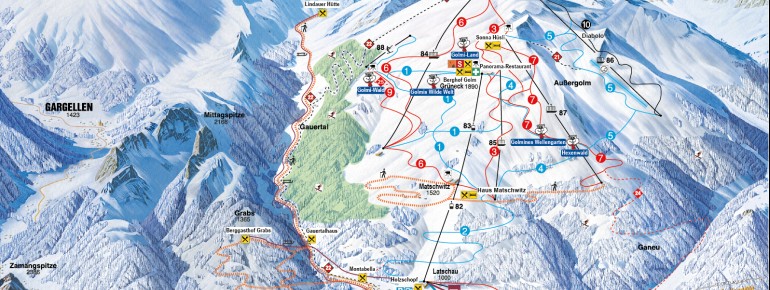 Trail Map Golm