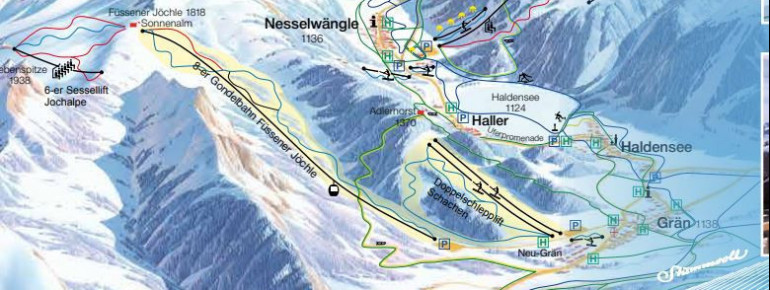 Trail Map Grän - Füssener Jöchle