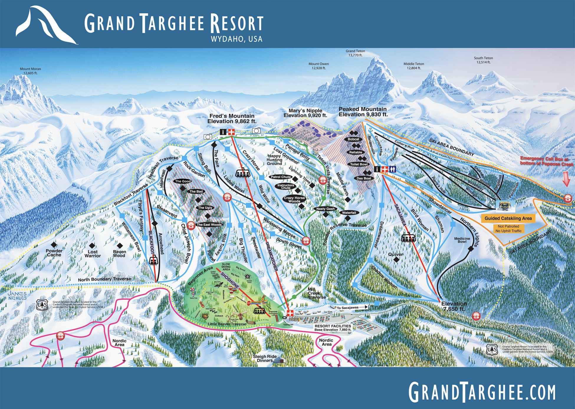 Grand Targhee • Ski Holiday • Reviews • Skiing