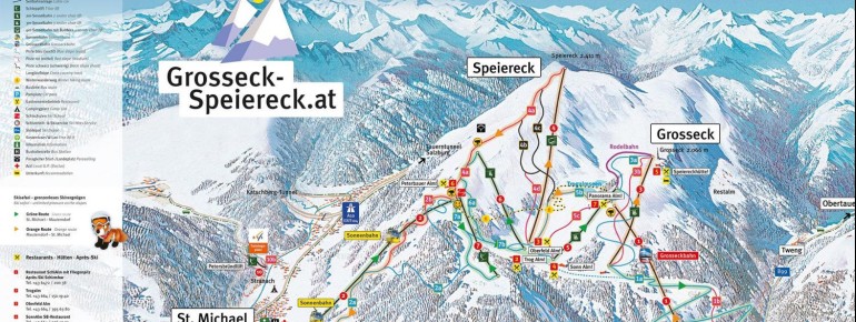 Trail Map Grosseck Speiereck