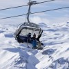 Modern lifts take you to the slopes in the Gudauri ski resort.