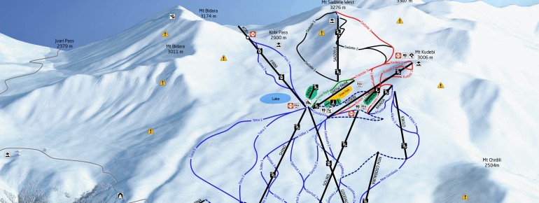 Slope Plan Gudauri