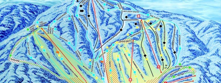 Trail Map Gunstock Ski Area