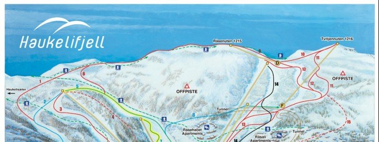 Trail Map Haukelifjell