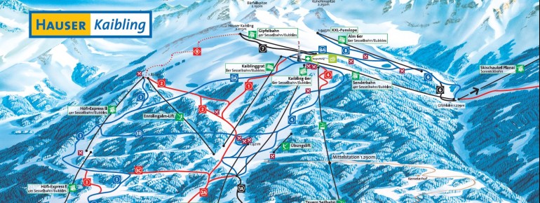 Trail Map Hauser Kaibling