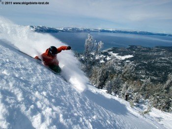 The infamous "Westerly Storms" bring more than half a metre of fresh snow to Heavenly several times a year.