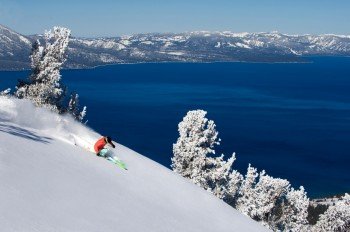 Skiing at Lake Tahoe