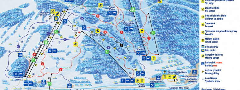 Trail Map Bubakov Herlikovice