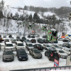 A large car park (free of charge) is located right at the gondola's base station.