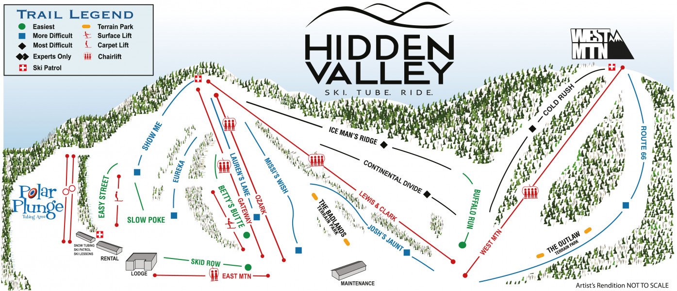 hidden valley ski area photos