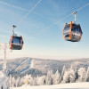 The new gondola leads up to the Reischlberg.