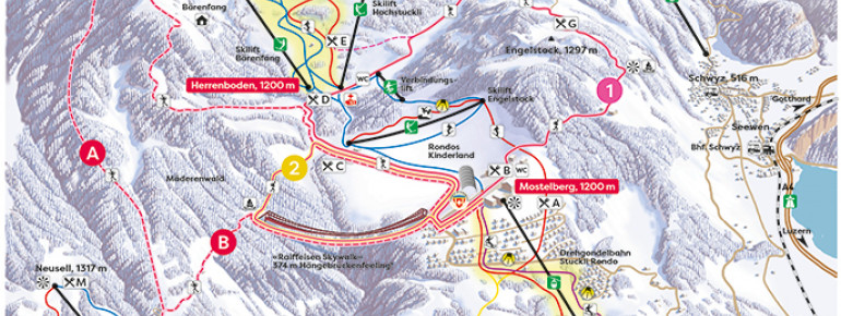 Trail Map Sattel Hochstuckli
