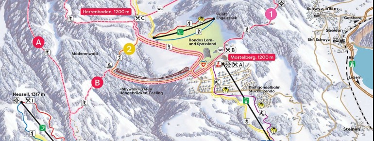 Trail Map Sattel Hochstuckli