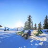 After a day on the slopes, the toboggan run offers winter fun off the ski trails.