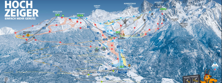 Trail Map Hochzeiger Pitztal