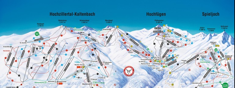 Trail Map Hochzillertal