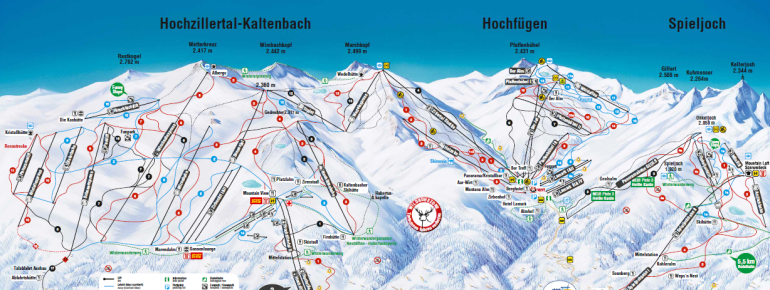 Trail Map Hochzillertal