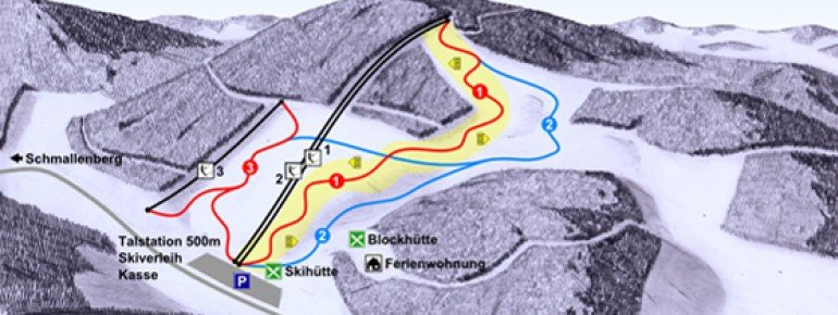 Trail Map Hohe Lied Gellinghausen