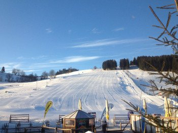 The slopes at Holzhau are perfectly groomed.