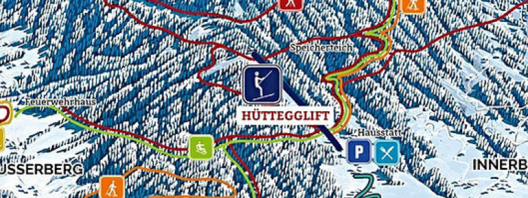 Trail Map Hüttegglift Weerberg