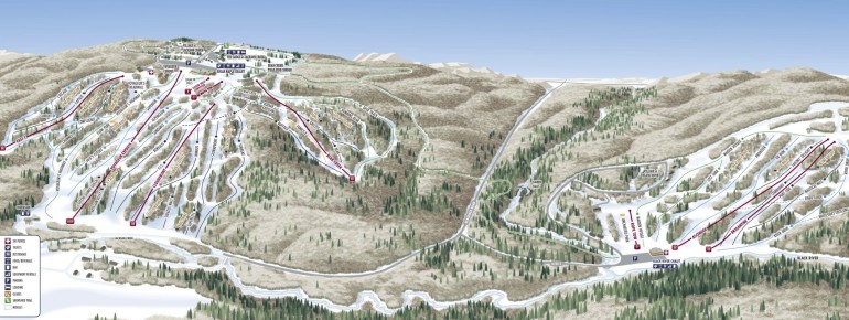 Trail Map Snowriver Mountain Resort