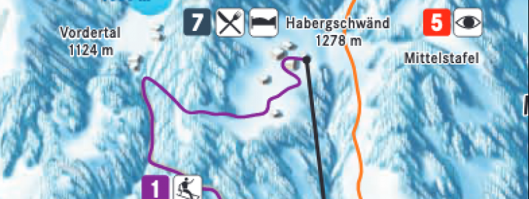 Trail Map Kerenzerberg Filzbach