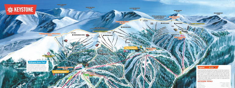 keystone co trail map