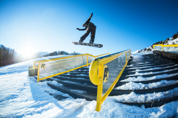Here snowboarders and freeskiers get their money's worth.