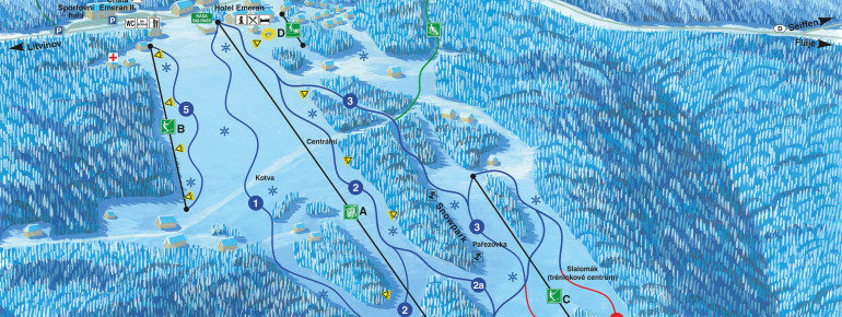 Trail Map Kliny