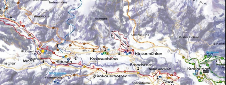 Trail Map Krakau - Alp Tockneralm
