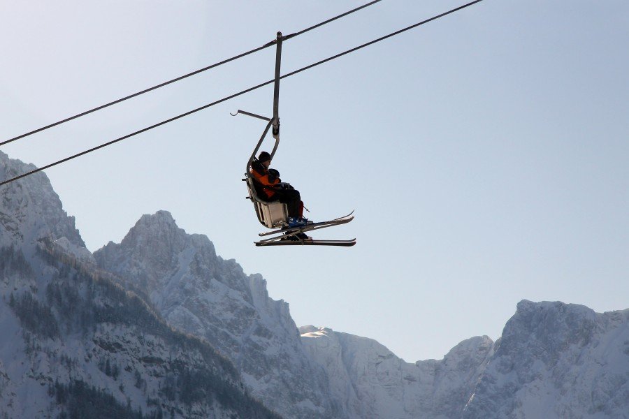 A total of 22 lifts take you around Kranjska Gora ski resort.