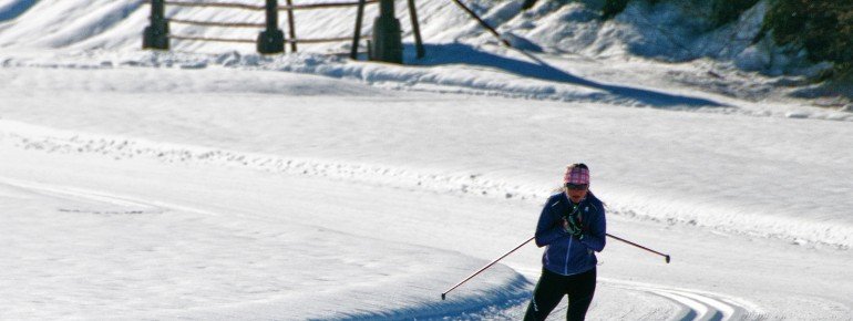 Cross-country skiing is also available at Kranjska Gora.