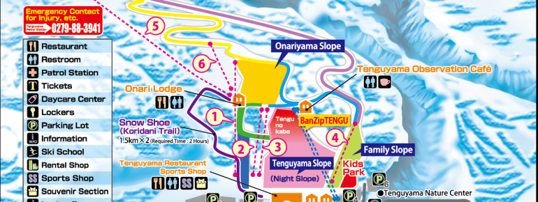 Trail Map Kusatsu Kokusai