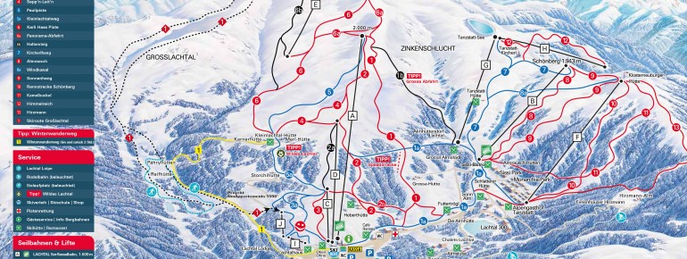 Trail Map Lachtal