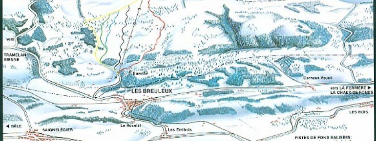 Trail Map Les Breuleux