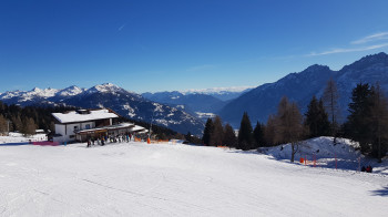 The ski areas in Lienz are very sunny.