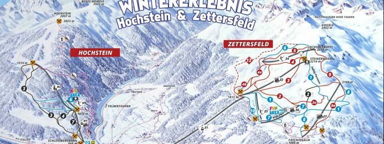 Trail Map Lienz - Hochstein - Zettersfeld