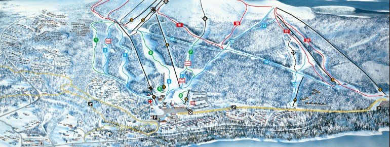 Trail Map Lofsdalen