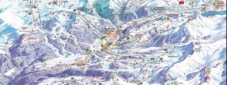 Trail Map Campiglio Dolomiti