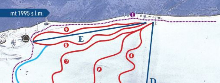 Trail Map Majelletta Ski Resort