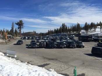 The parking spots at Mammoth Mountain are free - as long as you don’t necessarily have to be first in line.