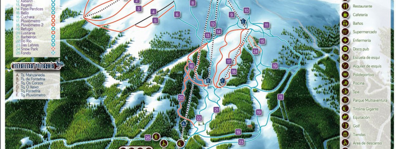 Trail Map Manzaneda