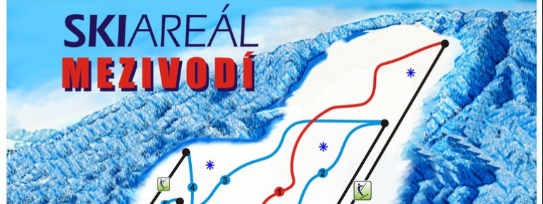 Trail Map Mezivodi Ski Areal