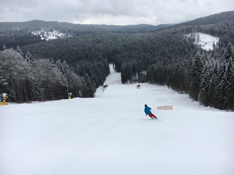 The only black piste is located at the Kißlinger lift.