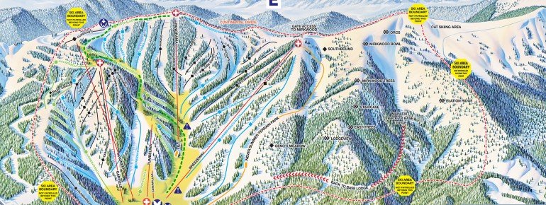 Trail Map Monarch Mountain