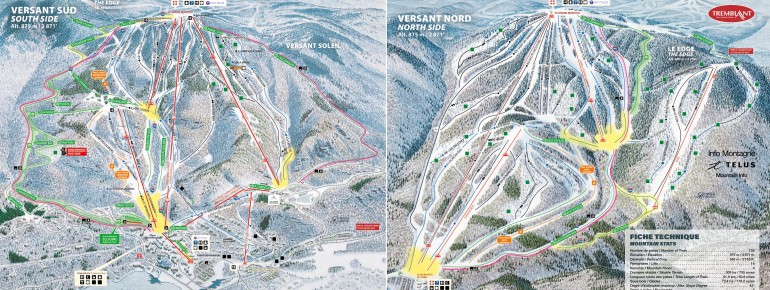 Trail Map Mont Tremblant