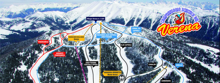 Trail Map Monte Verena Ski Resort