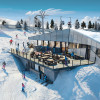 The Eagle panorama restaurant opened in December 2020.