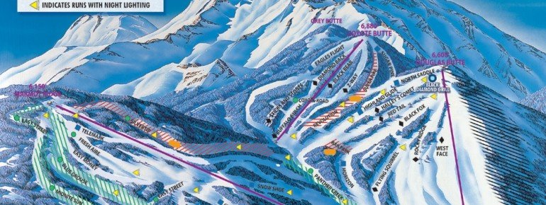 Trail Map Mt Shasta Ski Park